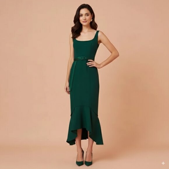 knee length dresses for ladies Serenade Me Lasercut Knit Midi Dress  VICI